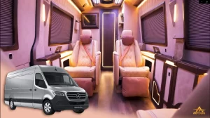 sprinter luxury van vip Interiors in Dubai Most Luxurious VIP Interior by ART Touch