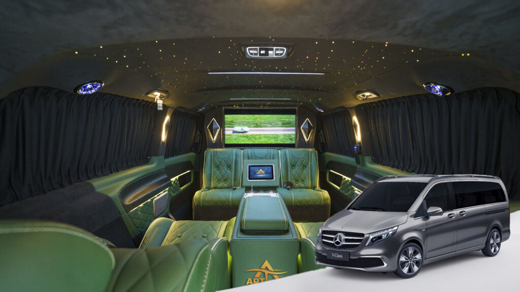 Mercedes-Benz vclass luxury van VIP interior design Art touch Edition V250